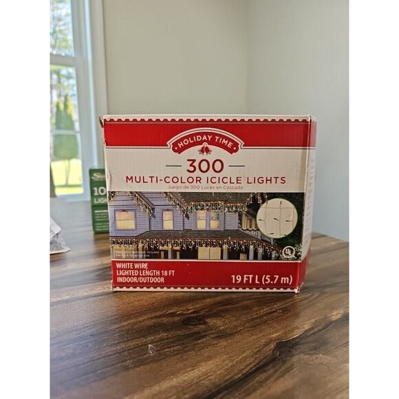 Holiday Time Christmas Lights Multi-Colored Mini Lights‎ - 300ct - Picture 2 of 8
